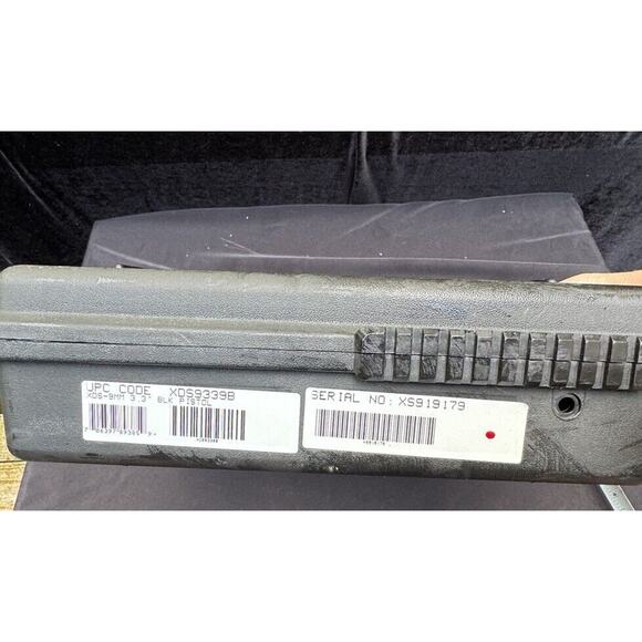 Plastic Gun Case Springfield Armory XDS 9mm 3.3” Black Pistol Hard Plastic - Picture 4 of 9